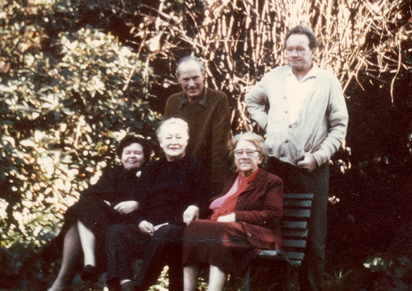 Bertha Laidler and friends in the 1960s